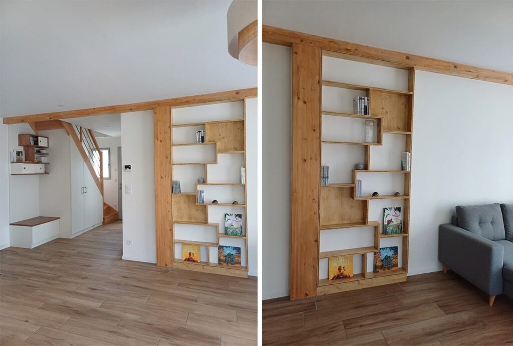 Bibliothèque sur-mesure